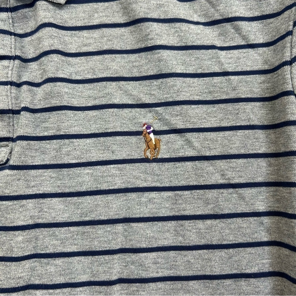 Polo Ralph Lauren Shirt Mens Extra Large Pima Stripes Classic Preppy Work Office - Picture 2 of 4